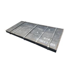 China Bin Liner Alloyed Anti Wear Composite Steel Plate Chromium Carbide Wear Hardfacing wholesale