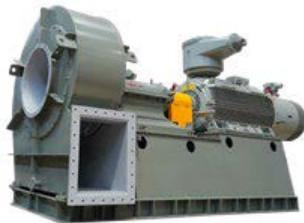 High Frequency Centrifugal Ventilator Fan Cast Iron 3600-2800000m³/H Total