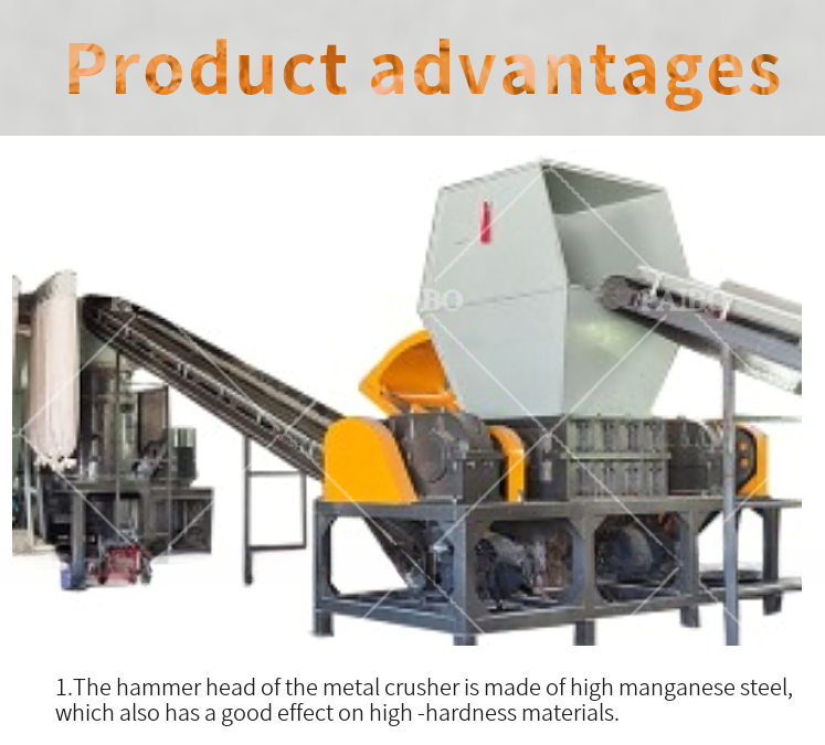 Industrial Paper Shredder Plant Crusher Shredder for Building Material Recycling