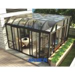 Heat Insulating Front Free Standing Conservatory Prefab Sunroom Addition