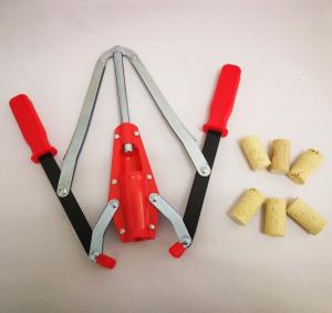 China Red Standard Twin Lever Corker , Hand Held Wine Bottle Corking Machine wholesale