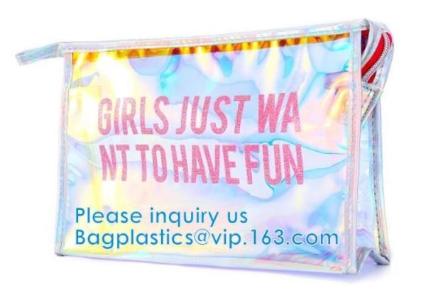 Boidegradable Makeup Cosmetic Bag Packaging Custom Printed Oxo Bottom Seal Eco