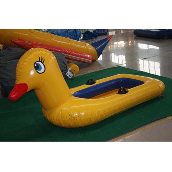 Weather - Resistant Interesting Inflatable Yellow Duck Air Tight / Sealed With Logo Printing