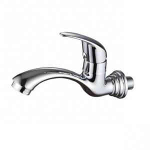 China ODM Single Cold Water Basin Tap Zinc Wall Mounted Vanity Basin Taps on sale