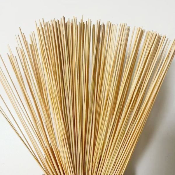 Factory Directly Sale Eco-Friendly Bamboo Incense Sticks 1.3mm Round Natural Indian Agarbatti Stick Incense Sticks