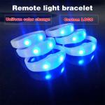 Custom RGB LED Silicone Bracelet Pulsera Audioritmica Sound Activated Wristbands