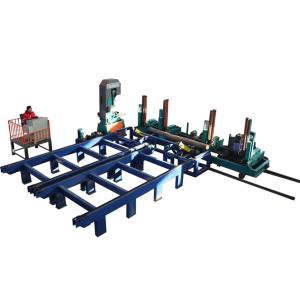 China 40'' Wood Log cutting vertical band saw machine band sawmills with carriage wholesale
