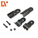 Electrophoresis Black Metal Pipe Connectors , Female Pipe Joint System