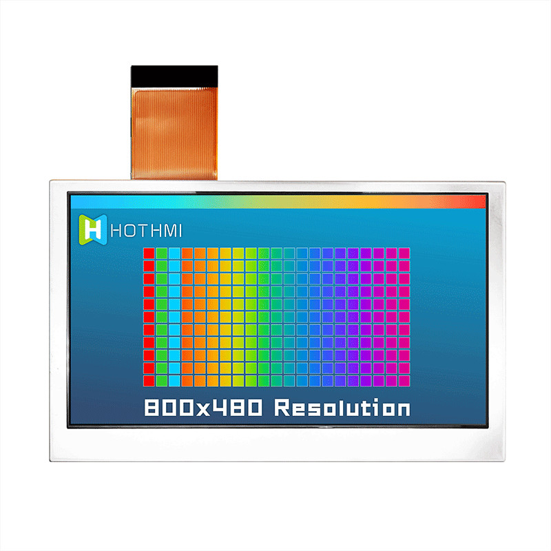 IC ST7262 Color 4.3 Inch TFT LCD Modules 800x480 TFT-H043A12SVILT5N40