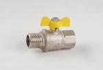 High Strength 25mm Brass Ball Valve Threaded DN20-NPT Port Antiwear