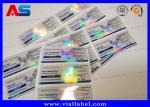 Customizable Sticker Colour 10ml / 2ml Vial Labels Bodybuilding For Laboratory