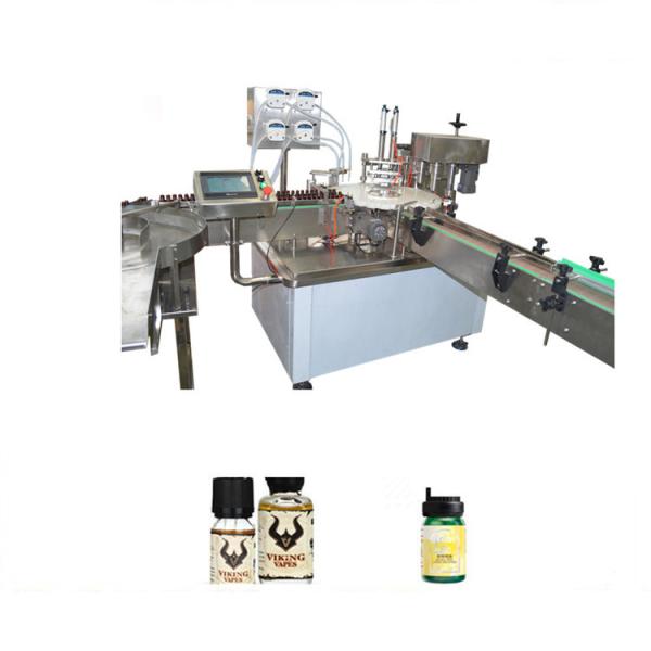 Beverage / Chemical Essential Oil Filling Machine With Color Touch Screen