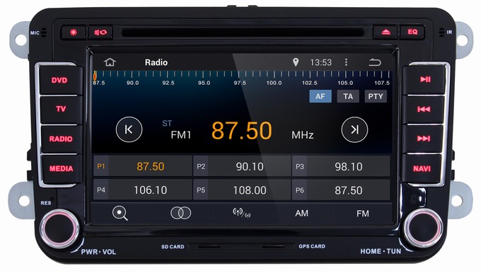 Ouchuangbo Car Navi Multimedia Kit for Volkswagen EOS T5 Transporte DVD Stereo Android 4.4