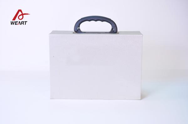 Luxury Portable Recycled Paper Gift Box Cardboard Cosmetics Box With Plastic