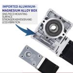 High Torque Single/Double Shaft Worm Gear Stepper Motor With Worm Gear Box Pure