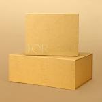 Rigid Folding Black Paper Packaging Magnet Closure Lid Cardboard Foldable