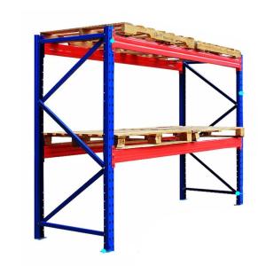 China 1000kg Factory Pallet Racking Blue Adjustable Metal Shelves wholesale
