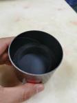 Cylinder Cosmetics 2mm Cardboard Jar Packaging With Sponge