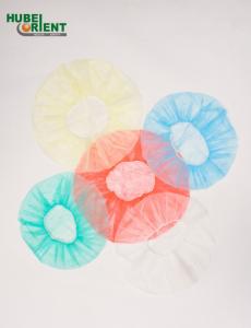 China Surgical Disposable Headcover Net Nonwoven Bouffant Cap Blue wholesale