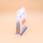 Plastic Food Bags Recyclable Eight Sided Flat Bottom Bag Recycled Plastic Zipper