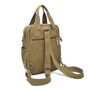 China Fashionable Leather Mens Canvas Shoulder Bags Vegan Lightweight wholesale