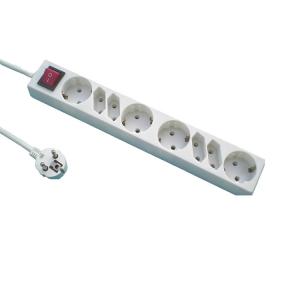 China European 6 Gang Electric Extension Socket 3 Way Socket with Customized Functions wholesale