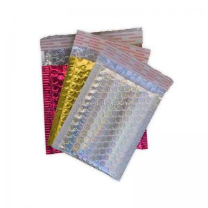 China Air Bubble Padded Holographic Mailers Bulk Bag For Shipping Packaging wholesale