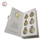 Hot Stamping Ivory Board Cosmetic Gift Box With Customized Logo