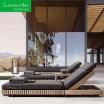 Teak Wood Sunlounger Sun Lounger for Hotel Restaurant Banquet Home Coffee