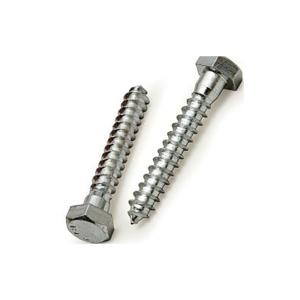 China 1/4&quot; X 6 Inch Lag Screws 304 Stainless Steel Deep Coarse Threads wholesale