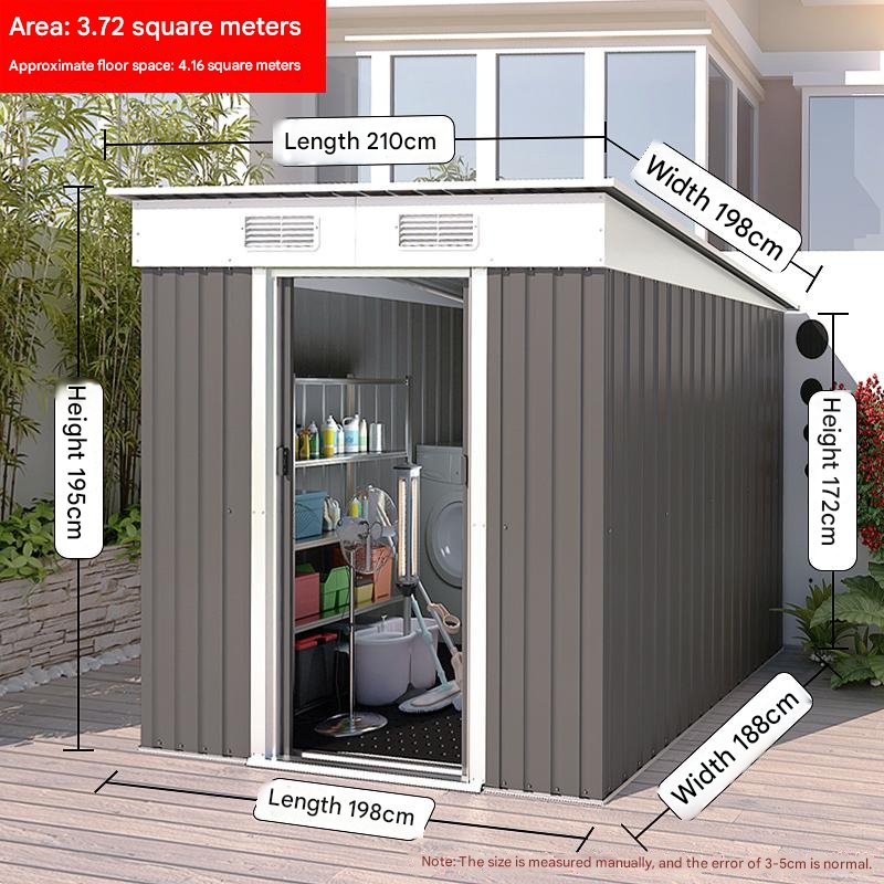 Park Steel Garden Storage Room for Maximum Space Utilization