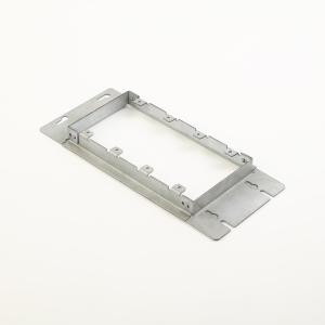 China Two Gang Metallic Outlet Box Mud Ring G60 Adjustable Steel Pre Galvanized wholesale