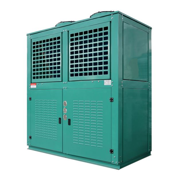 Eco-Conscious Automatic V-Type Condensing Unit with Motor for Dairy Warehouses Organic Milk Temperature Stabilization