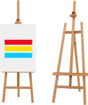 Adjustable Height Painting Wooden Display Easel Stand For Artist Beginners