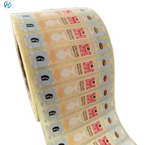China Polarized Color Change Security Label Sticker Anti Counterfeiting Stamps wholesale