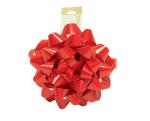 Lacquer , metallic Medium Size Red yellow green christmas gift bow 5.5 Inch