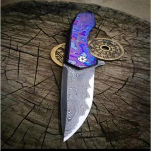 China Aluminum Stainless Damascus Tactical Hunting Knife CNC Assembly wholesale