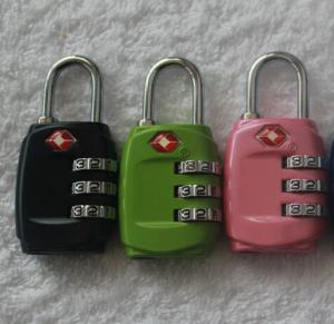 China zinc alloy TSA number padlock wholesale