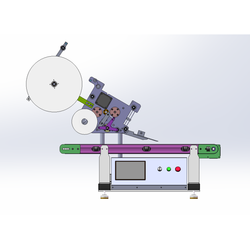 Desktop Sticker Flat Surface Labeling Machine Bottles Caps Boxs For Small Business