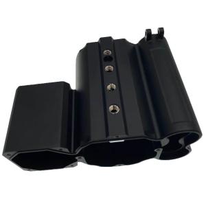 China Custom CNC Machining Metal Parts aluminium and Anodized black wholesale