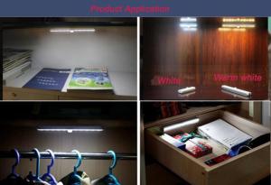 China Stick-on AAA Battery Wireless LED lighting Bar Motion Sensor Activated Cabinet Light wholesale