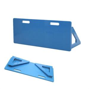 China Blue Plastics Portable Training Resilient Plate HDPE Soccer Rebound Boards wholesale