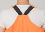 Double Stitching Safety Work Clothes High Visable Orange Jacket Bib Pants Suit