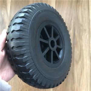 China 2.50-4 PU Foam Wheel Plastic Rim Hand Truck Wheel For Wheelbarrow Trolley wholesale