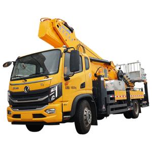 China cheap price Jianghuai 40m aerial work vehicle telescopic boom Aerial work lifting equipment with basket wholesale