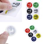Blank White Paper Ntag215 NFC Stickers