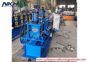 China Galvanized Steel Plate Roller Shutter Door Frame Roll Forming Machine Automatic, Door Frame System Control on sale