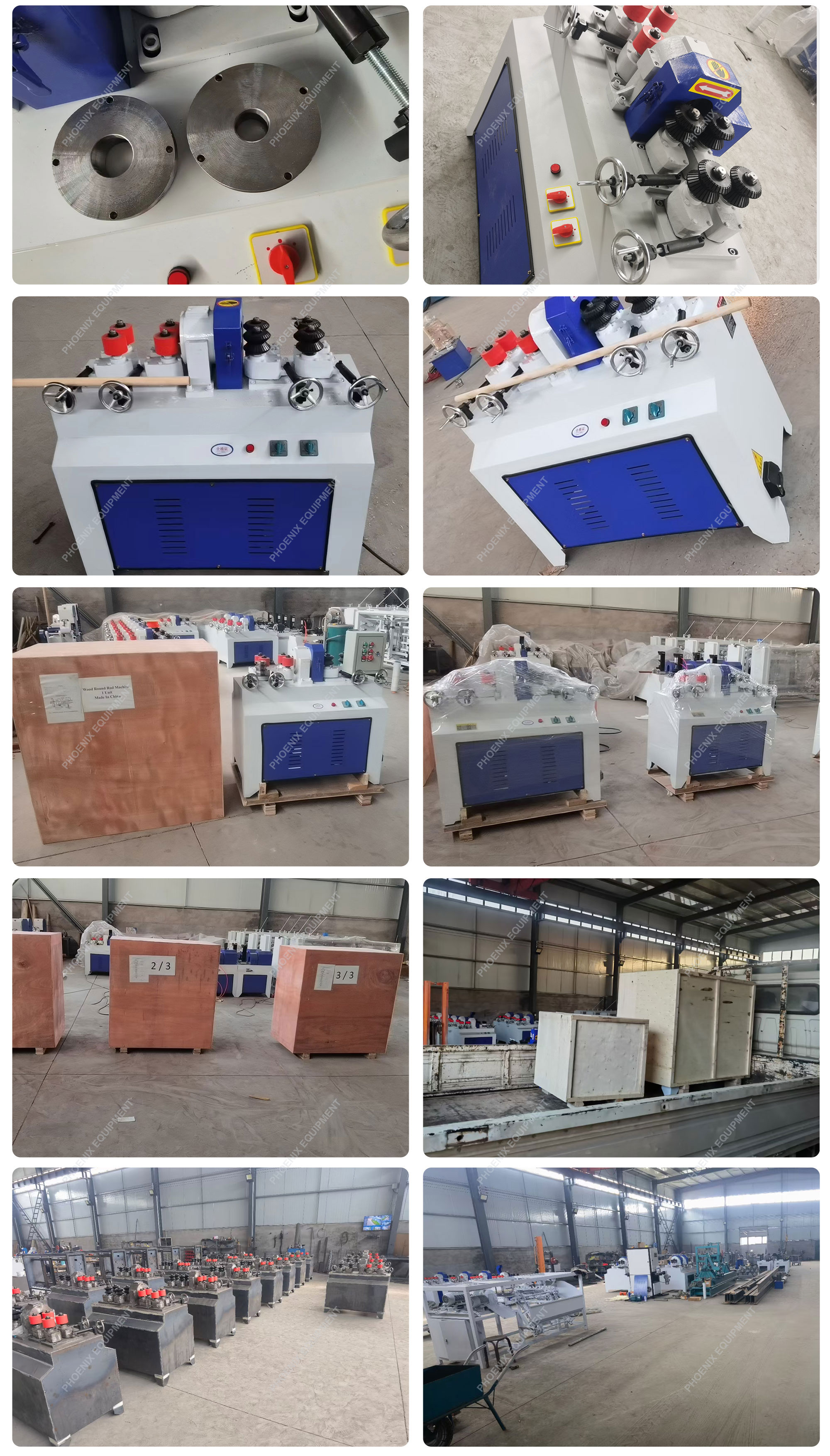 MC9080B Woodworking Spade Rounding Machine with 4kW Power and 0.75kW Feeding Motor