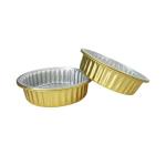 Golden Aluminum Foil Container Household Carbon Baked Strip Packaging Box for