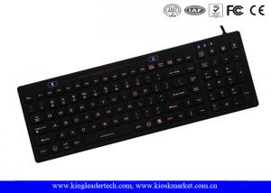 China IP68 Backlit Silicone Keyboard With On / Off Switch Function Keys wholesale
